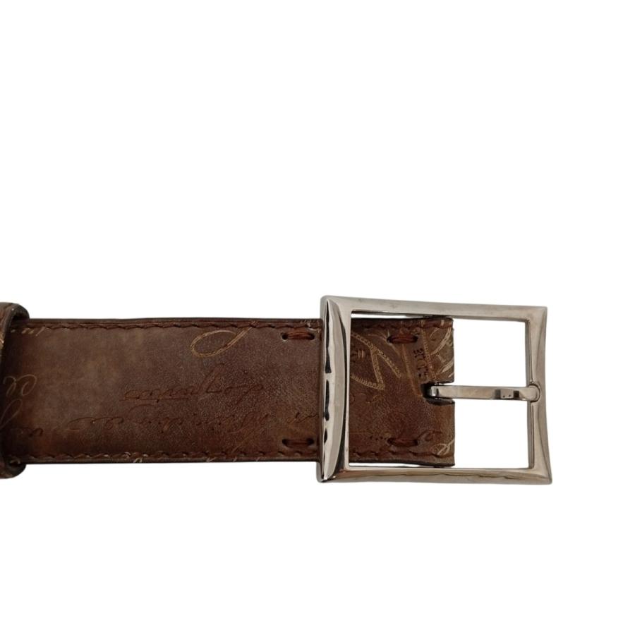 Berluti（ベルルッティ） カリグラフィ ベルト ブラウン