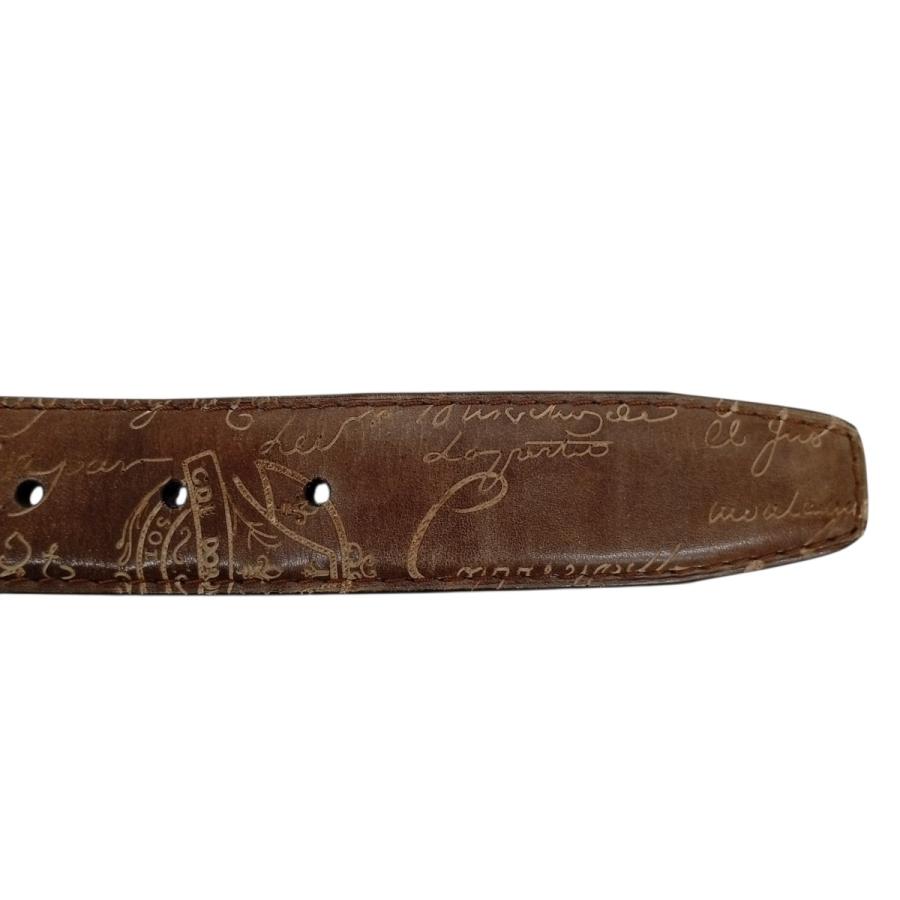Berluti（ベルルッティ） カリグラフィ ベルト ブラウン