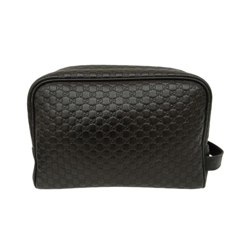 GUCCI（グッチ） マイクロ グッチシマ セカンドバッグ 419775 ブラック