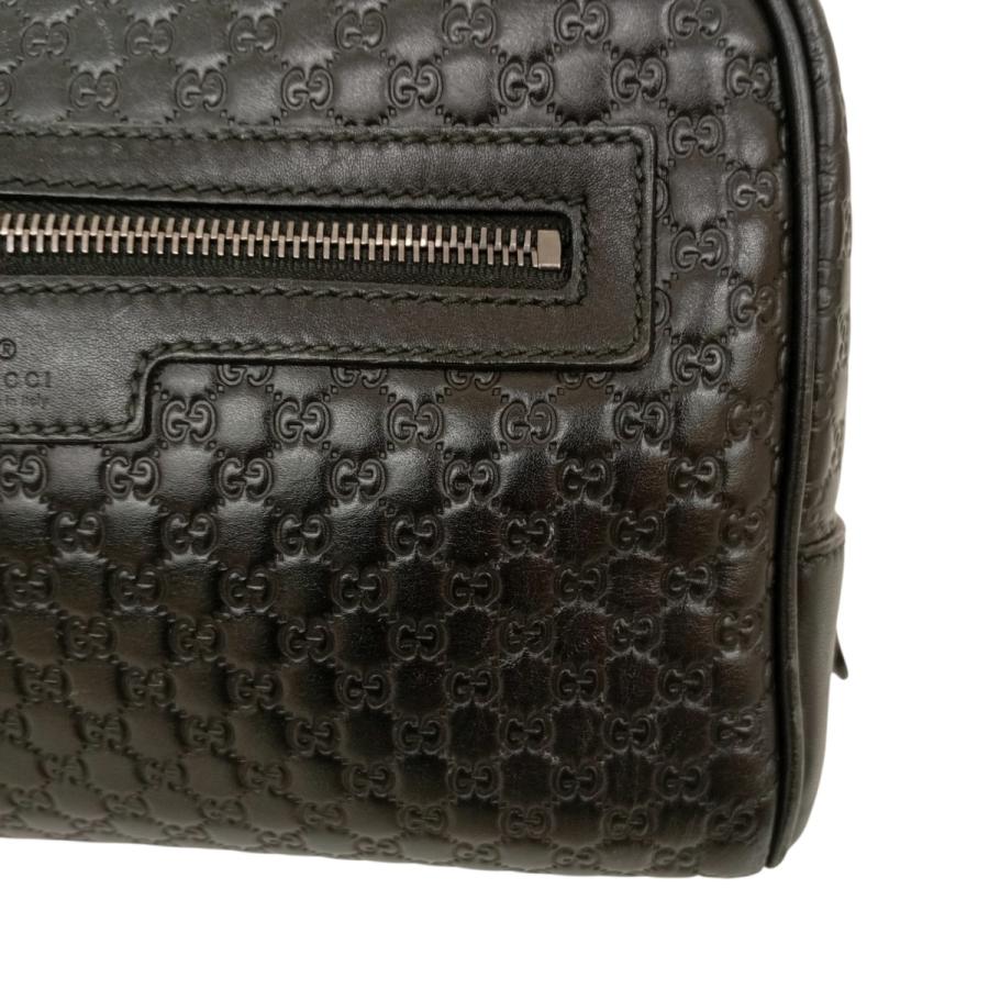 GUCCI（グッチ） マイクロ グッチシマ セカンドバッグ 419775 ブラック