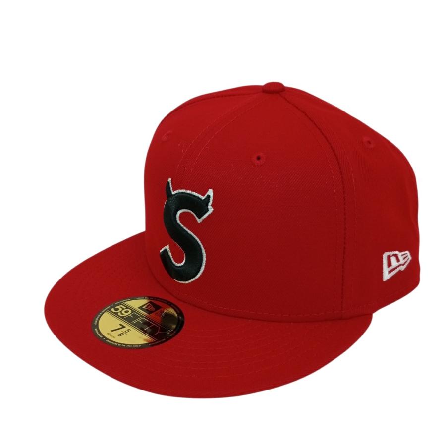 Devil S Logo New Era レッドキャップ 7-3/8 Supreme（シュプリーム） 【値下げ】Supreme×New Era Devil S Logo