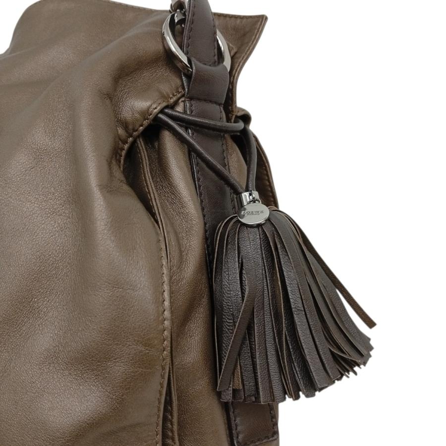 LOEWE（ロエベ） フラメンコ アナグラム タッセル ショルダーバッグ