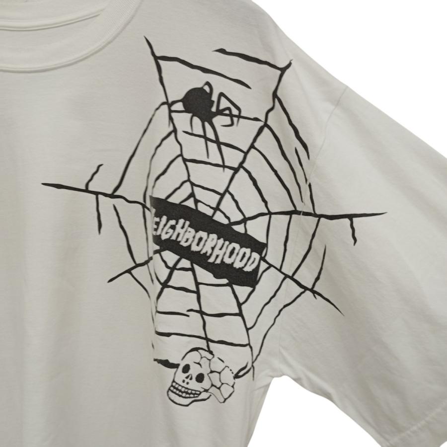 NEIGHBORHOOD（ネイバーフッド） スパイダーウェブ Tシャツ ホワイト 