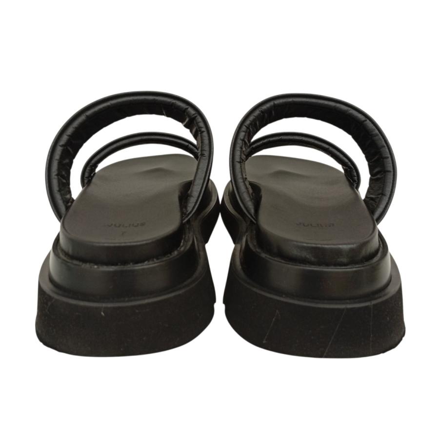 【値下げ】JULIUS OVERLAYING BAND SANDALS サンダル 657FWM5 ブラック サイズ：3 (フレスポ東大阪店)_3