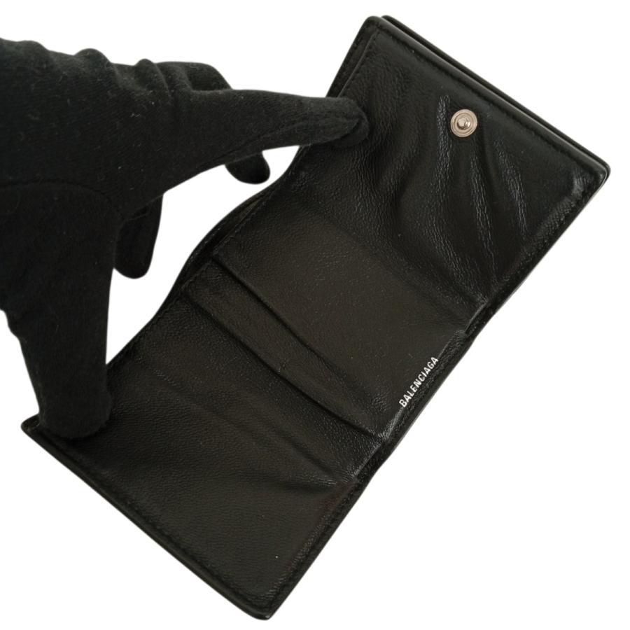BALENCIAGA バレンシアガ / エブリデイコンパクトウォレット ブラック BALENCIAGA（バレンシアガ） エブリデイ コンパクトウォレット