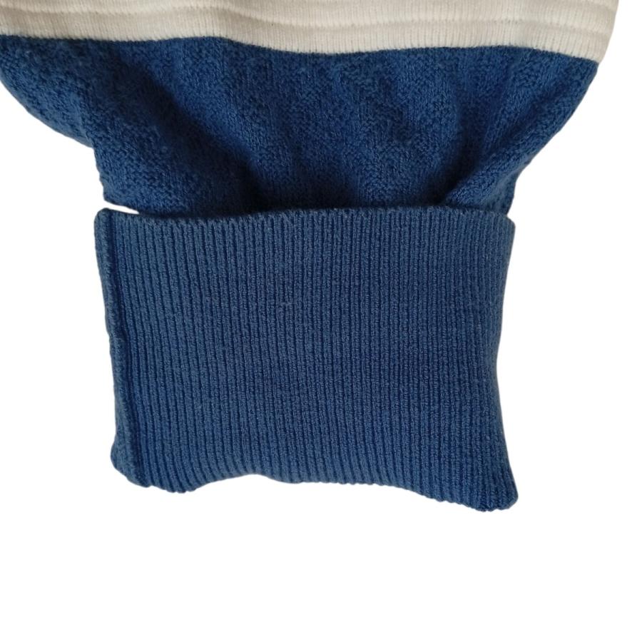 sulvam（サルバム） sulvam Bicolor knit セーター SP-K10-890 ブルー