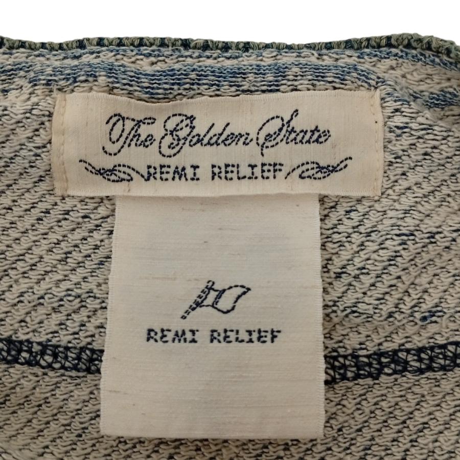 REMI RELIEF（レミ レリーフ） スウェットカーディガン インディゴ