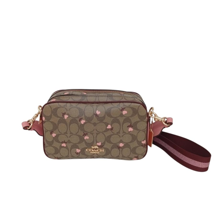 COACH（コーチ） ハート柄 ショルダーバッグ C3239 ブラウン
