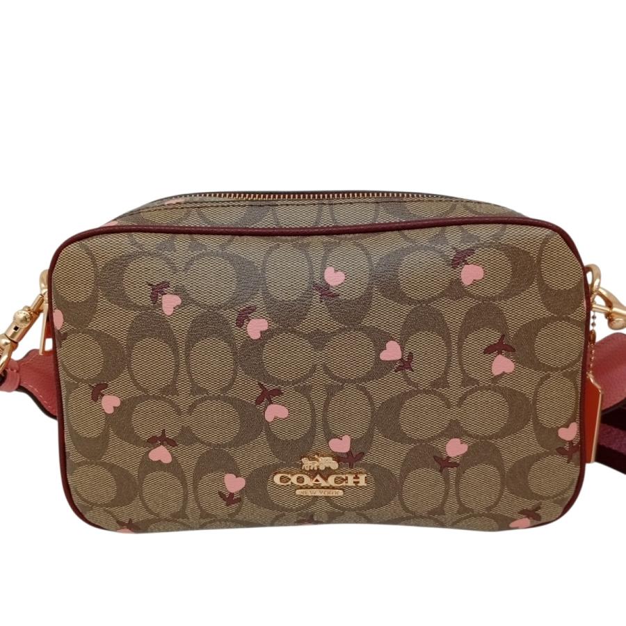 COACH ロゴ柄 ボディバッグ ブラウン COACH（コーチ） ハート柄 ショルダーバッグ C3239 ブラウン