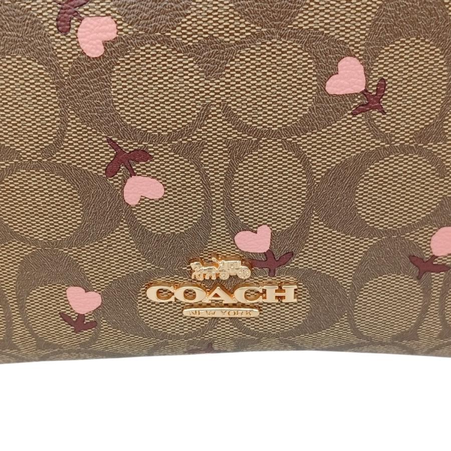 COACH（コーチ） ハート柄 ショルダーバッグ C3239 ブラウン