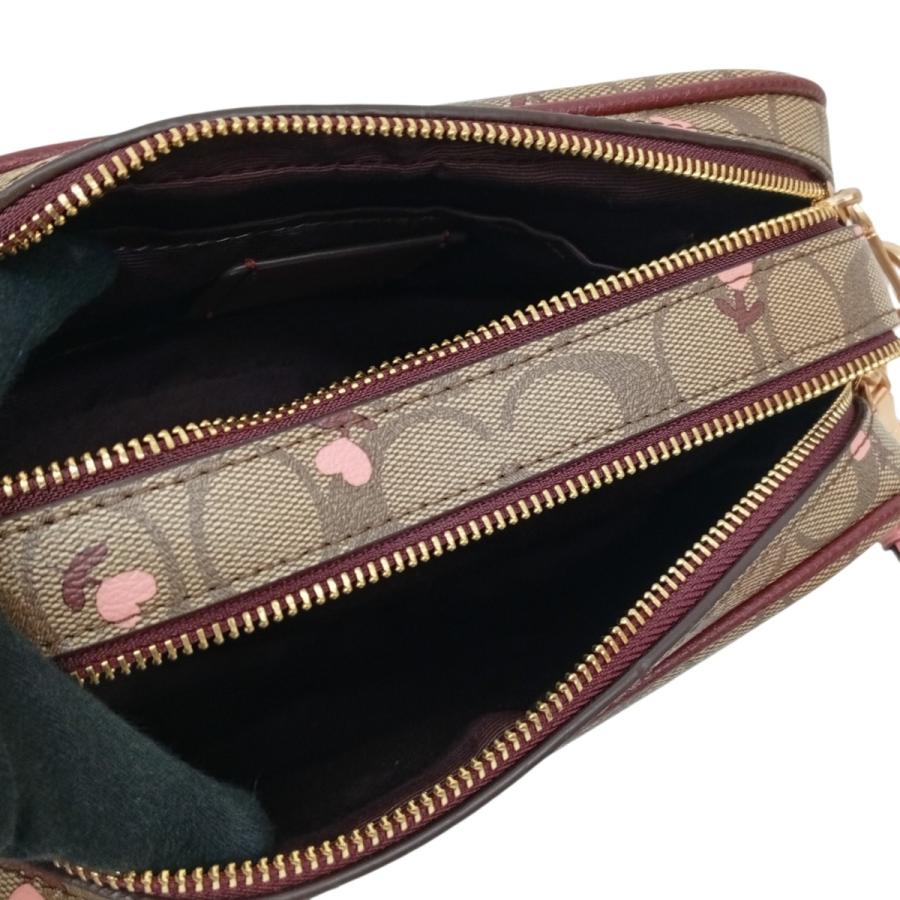 COACH（コーチ） ハート柄 ショルダーバッグ C3239 ブラウン