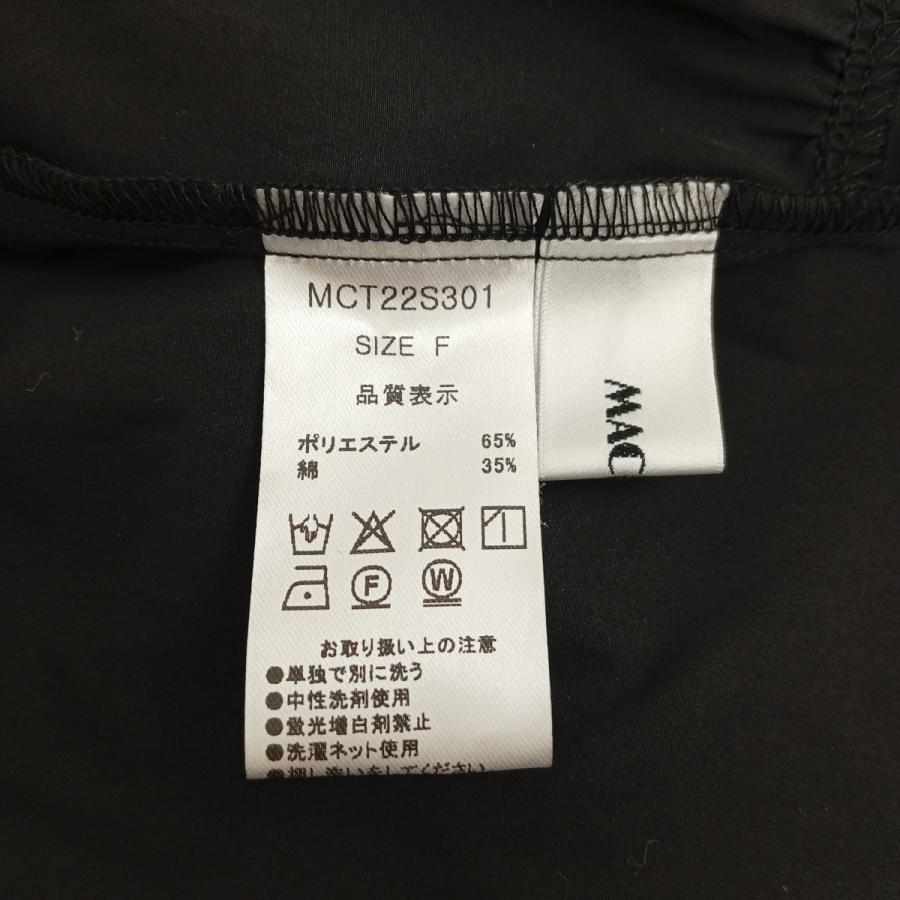 machatt マチャット ワンピース MCT22S301 ブラック サイズ：F