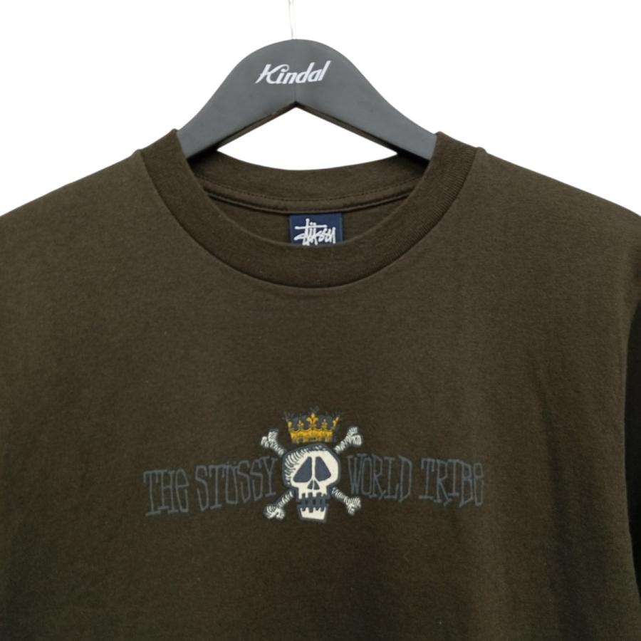 STUSSY（ステューシー） 紺タグ 90s Tシャツ カーキ サイズ：M