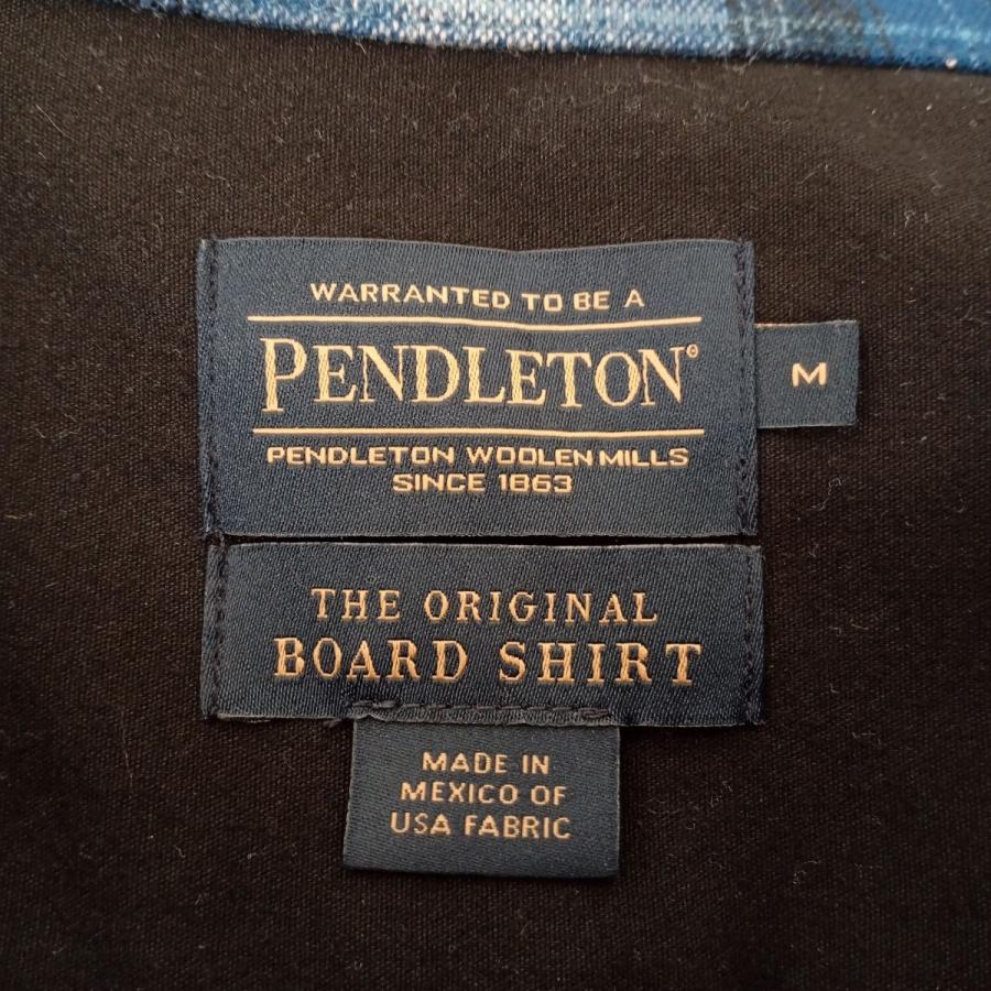 PENDLETON（ペンドルトン） チェック 開襟シャツ RA790-32505 ブルー