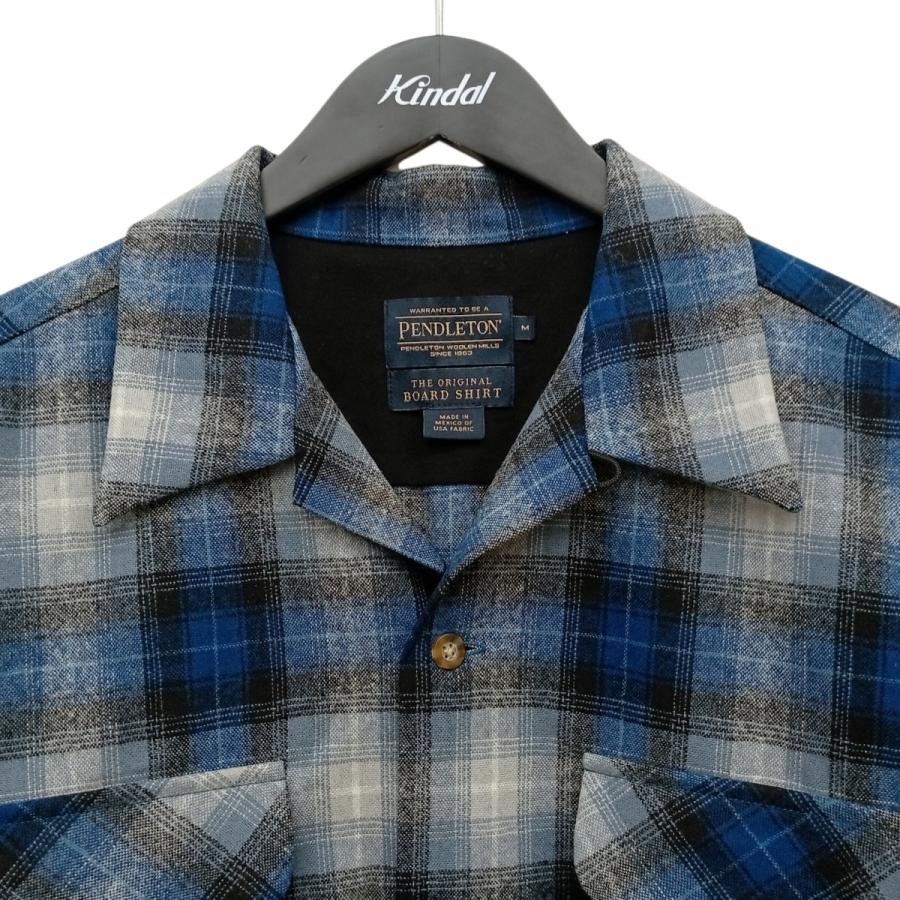 PENDLETON（ペンドルトン） チェック 開襟シャツ RA790-32505 ブルー
