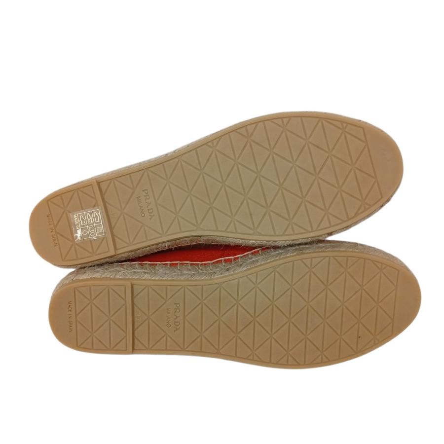PRADA（プラダ） エスパドリーユ スリッポン 1S839M オレンジ サイズ