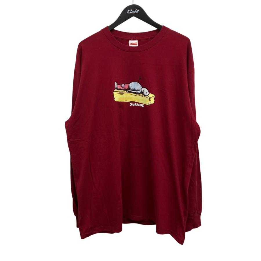 Supreme（シュプリーム） 長袖Tシャツ レッド サイズ：XL
