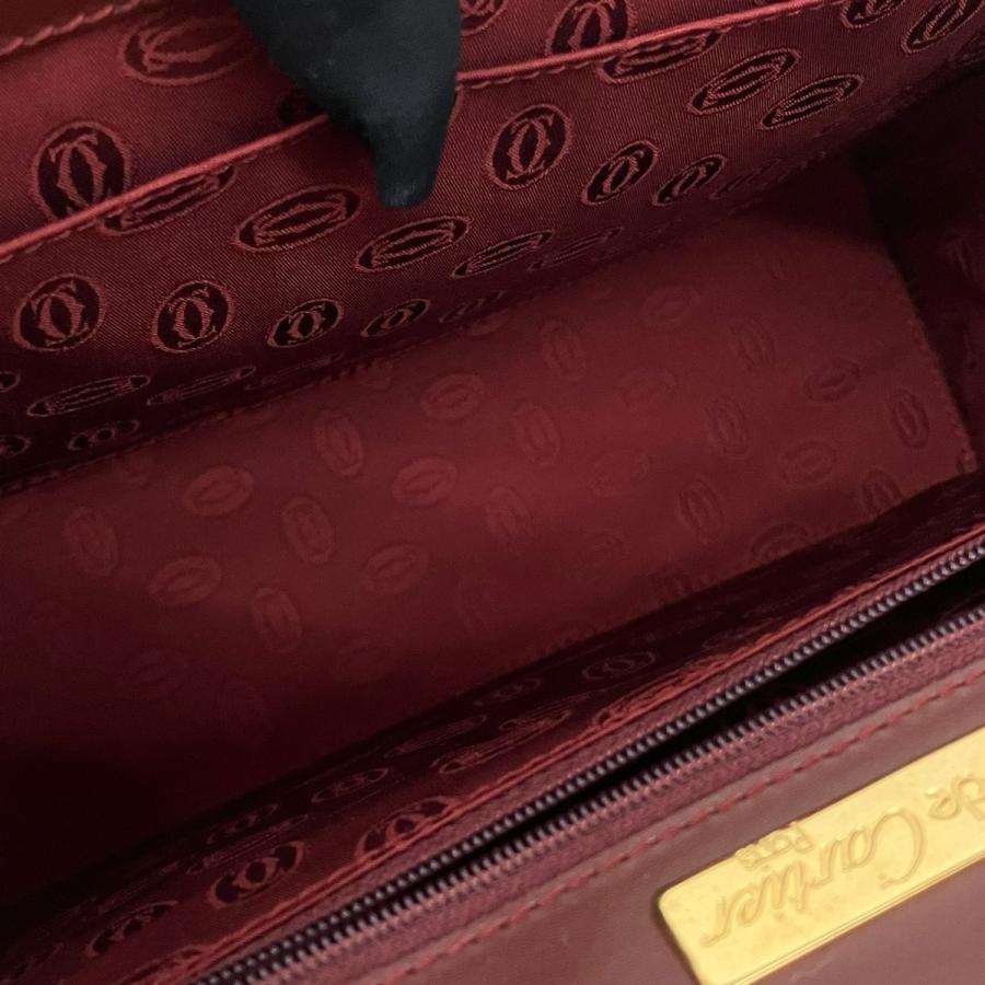 Cartier（カルティエ） マストライン ハンドバッグ ボルドー
