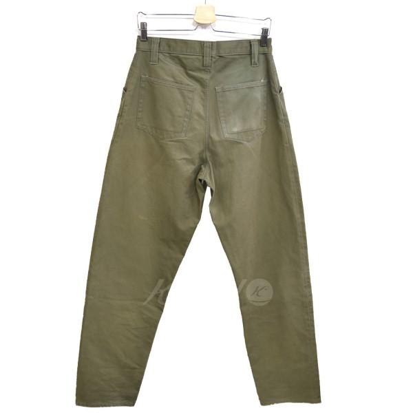 E. Tautz E．TAUTZ チノワイドパンツ カーキ サイズ：30 (新潟紫竹山店 