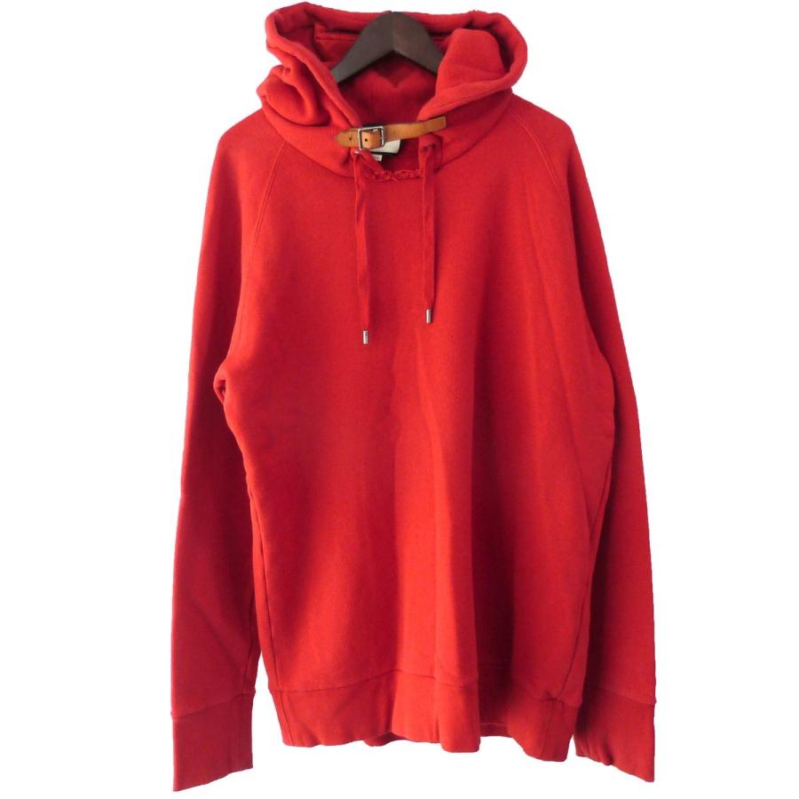 クーポン最激安 Gucci ネックレザーベルトlovedダメージ加工プルオーバーパーカー レッド ネックレザーベルトlovedダメージ加工プルオーバーパーカー メンズファッション ブランド古着のカインドオルが販売するメンズのグッチです Gucci サイズ M 原宿