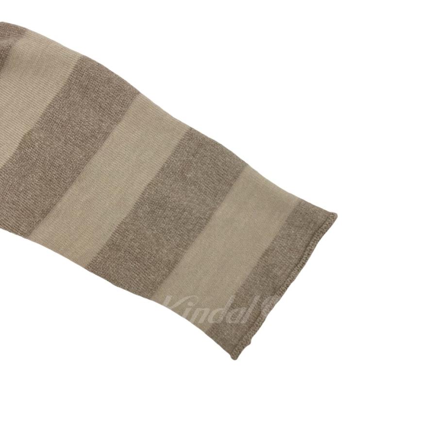 Nahyat リネン混ニット ボーダー N-041-122 ベージュ (堅田店) 220526 