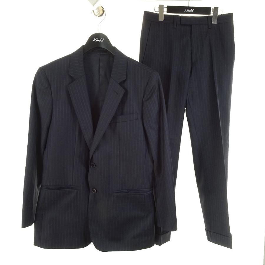 Agnes B Homme ピンストライプ 2bスーツ ネイビー サイズ 44 36 和歌山店 1130 ブランド古着カインドオル 通販 Yahoo ショッピング