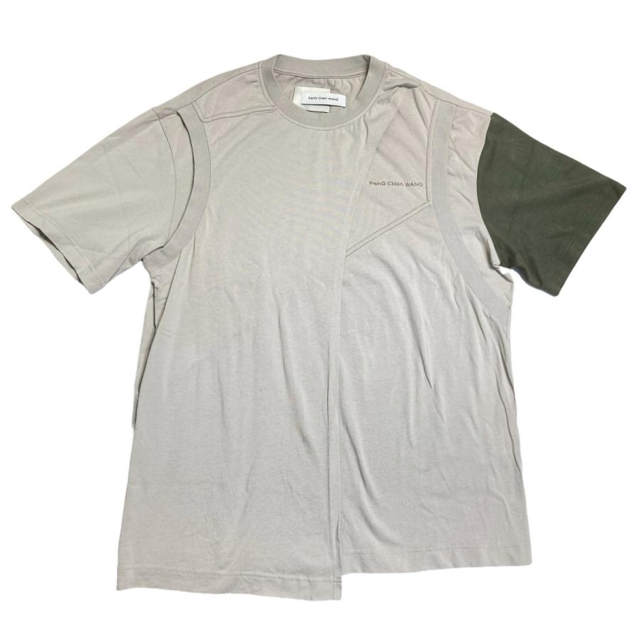 Feng Chen Wang Layered Design T Shirt レイヤードデザイン半袖T 