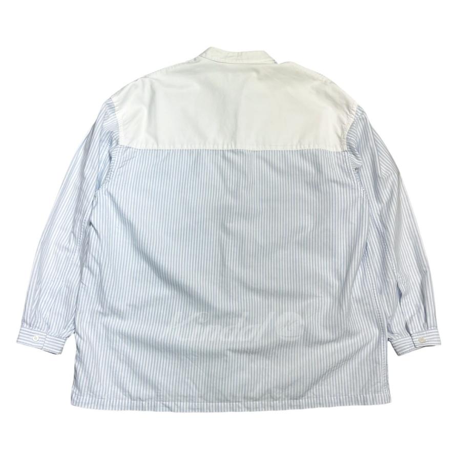 E Tautz ストライプシャツ ファッション メンズファッション ブルー E Tautz サイズ S ブランド古着カインドオル 神戸三宮センター街店 2506 超目玉 の