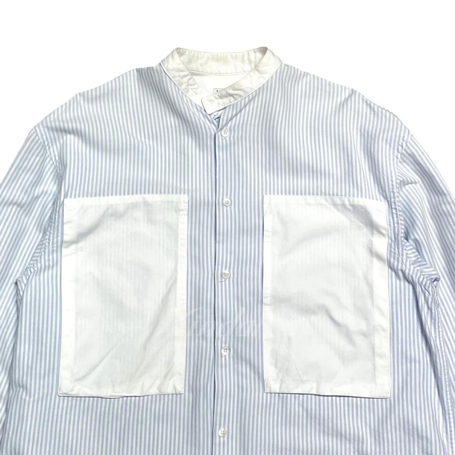 E Tautz ストライプシャツ ファッション メンズファッション ブルー E Tautz サイズ S ブランド古着カインドオル 神戸三宮センター街店 2506 超目玉 の