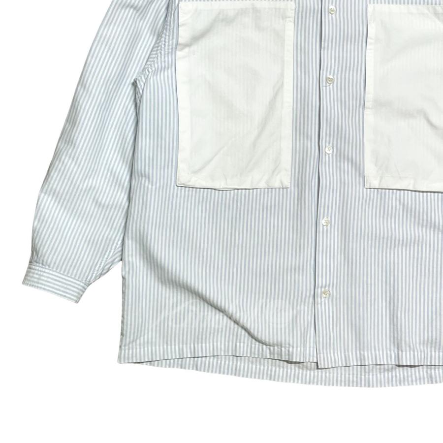 E Tautz ストライプシャツ ファッション メンズファッション ブルー E Tautz サイズ S ブランド古着カインドオル 神戸三宮センター街店 2506 超目玉 の