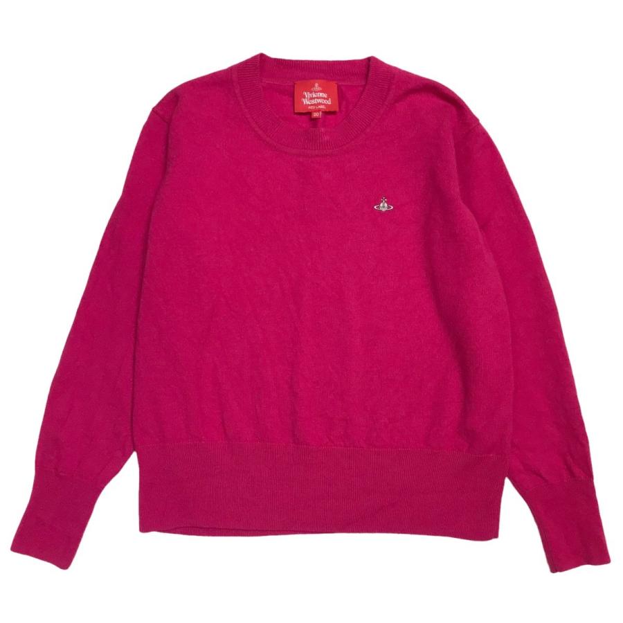 Vivienne Westwood red label RED LABEL オーブ刺繍クルーネックニット 