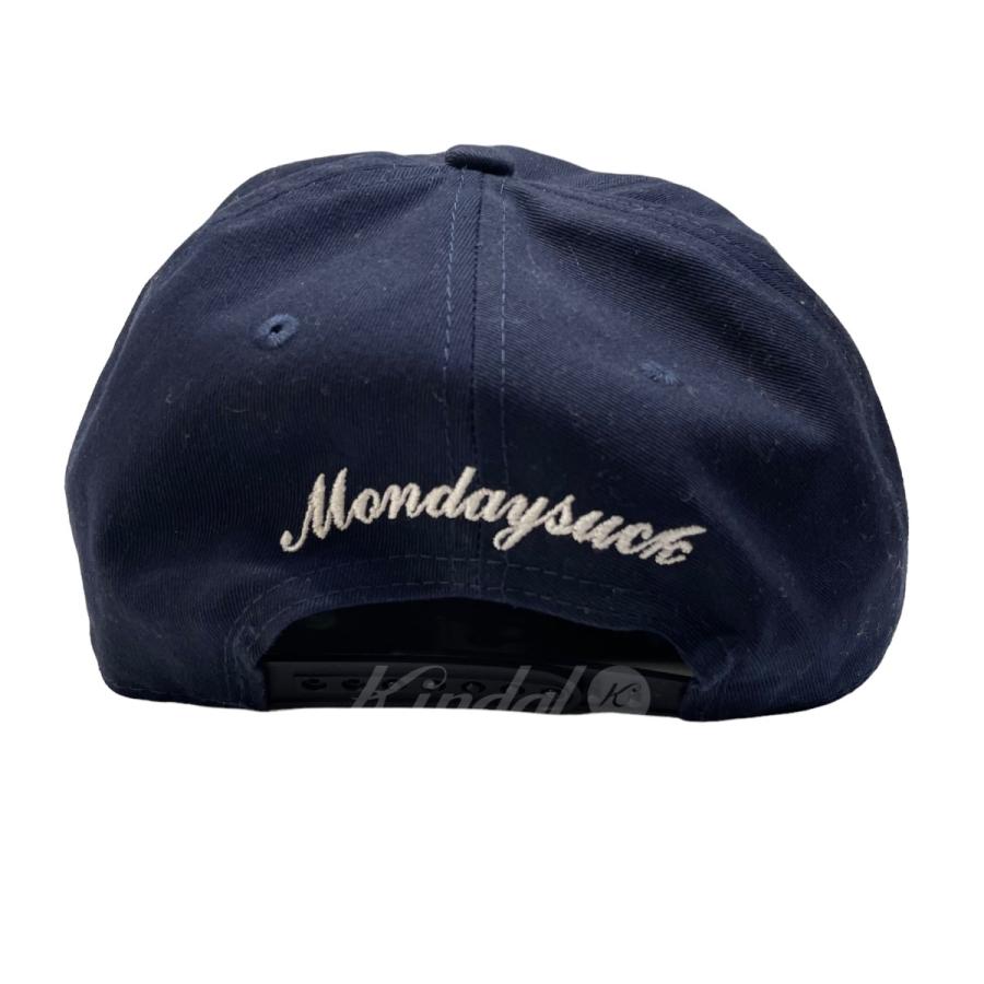 mondaysuck キャップ　ネイビー mondaysuck キャップ ネイビー | ヤマダウェブコム