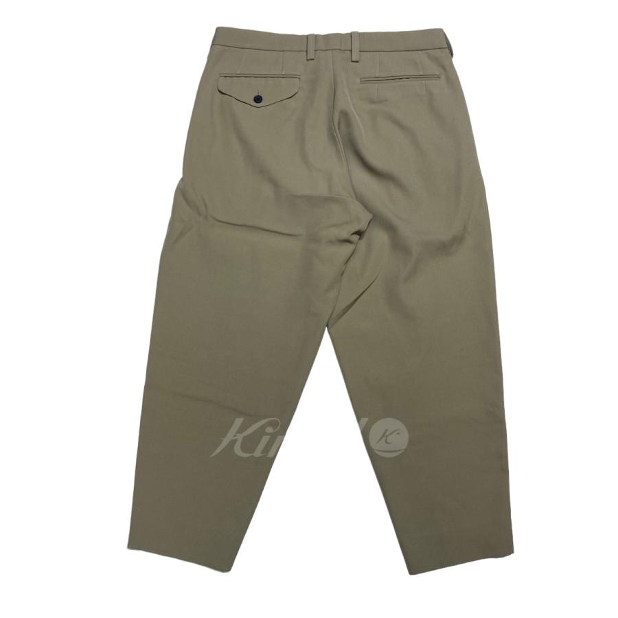 値下げ】kolor 2021AW ドライウールサージクロップドパンツ／21WCM 