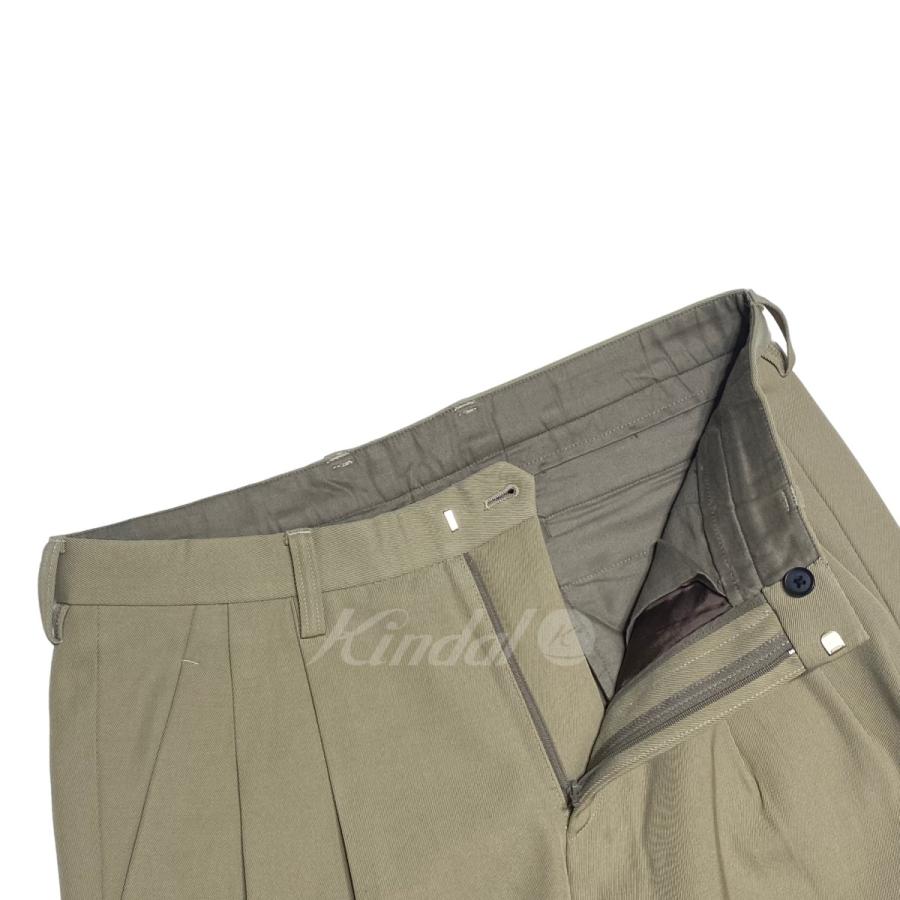 値下げ】kolor 2021AW ドライウールサージクロップドパンツ／21WCM 