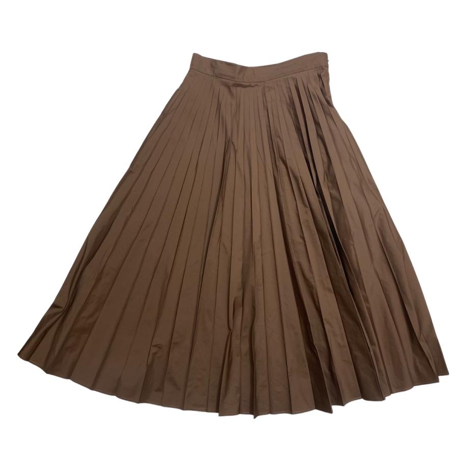 値下げ】MARGARET HOWELL PLAIN WEAVE BLEND プリーツスカート  