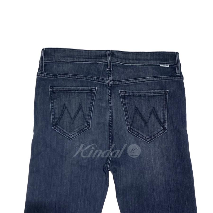 mother 【値下げ】mother the beatnik crop ブラックスキニー デニム  