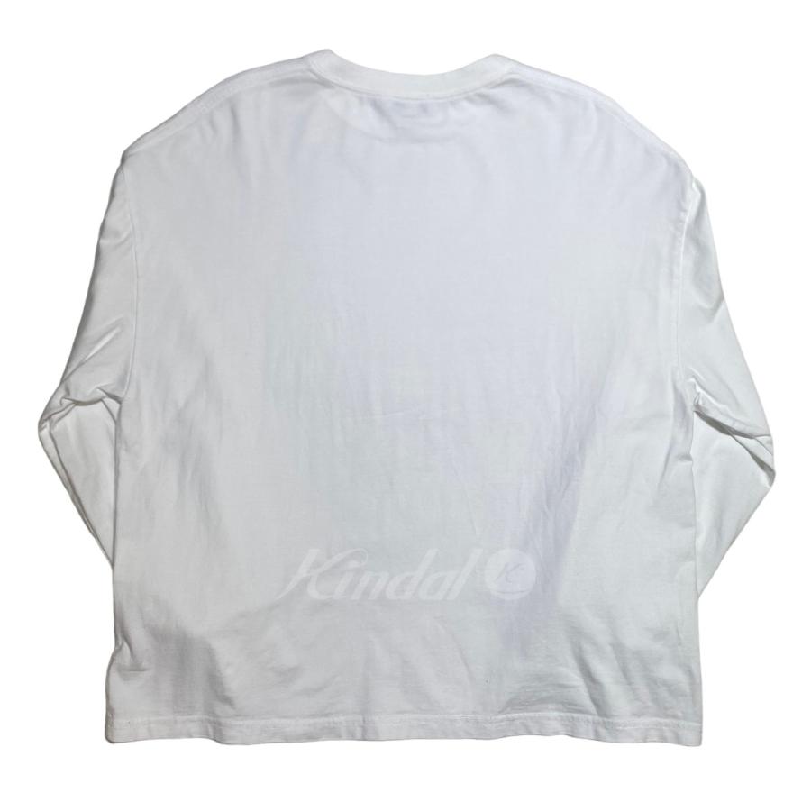 HYKE ハイク LONG-SLV TEE BIG FIT 長袖カットソー ホワイト サイズ：1 