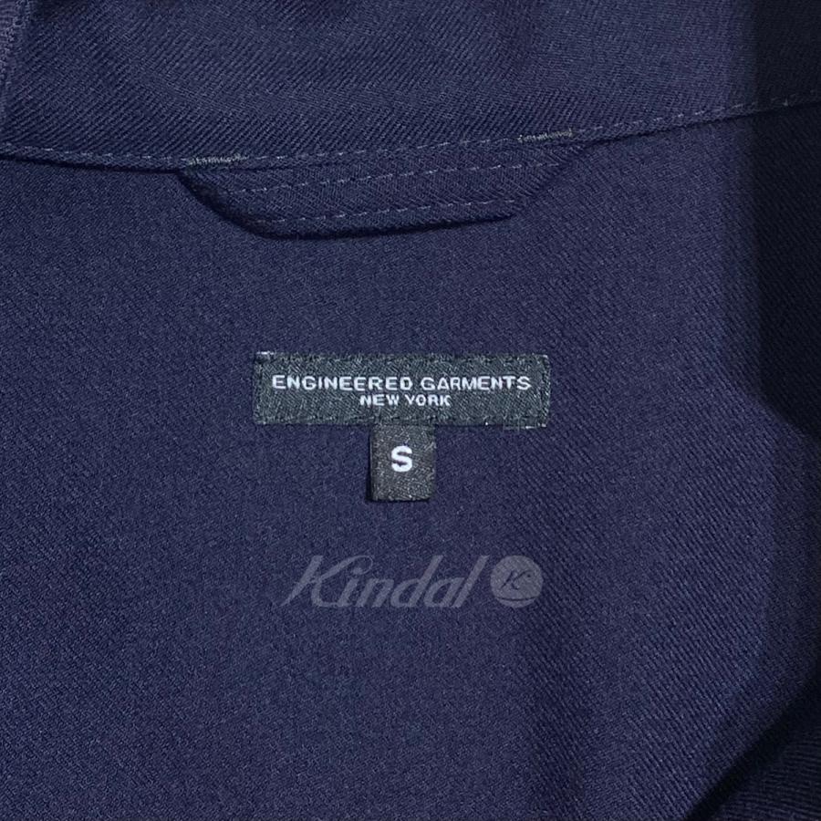 エンジニアードガーメンツ Engineered Garments NB Jacket - Wool Uniform Serge ジャケット ネイビー｜kindal｜05