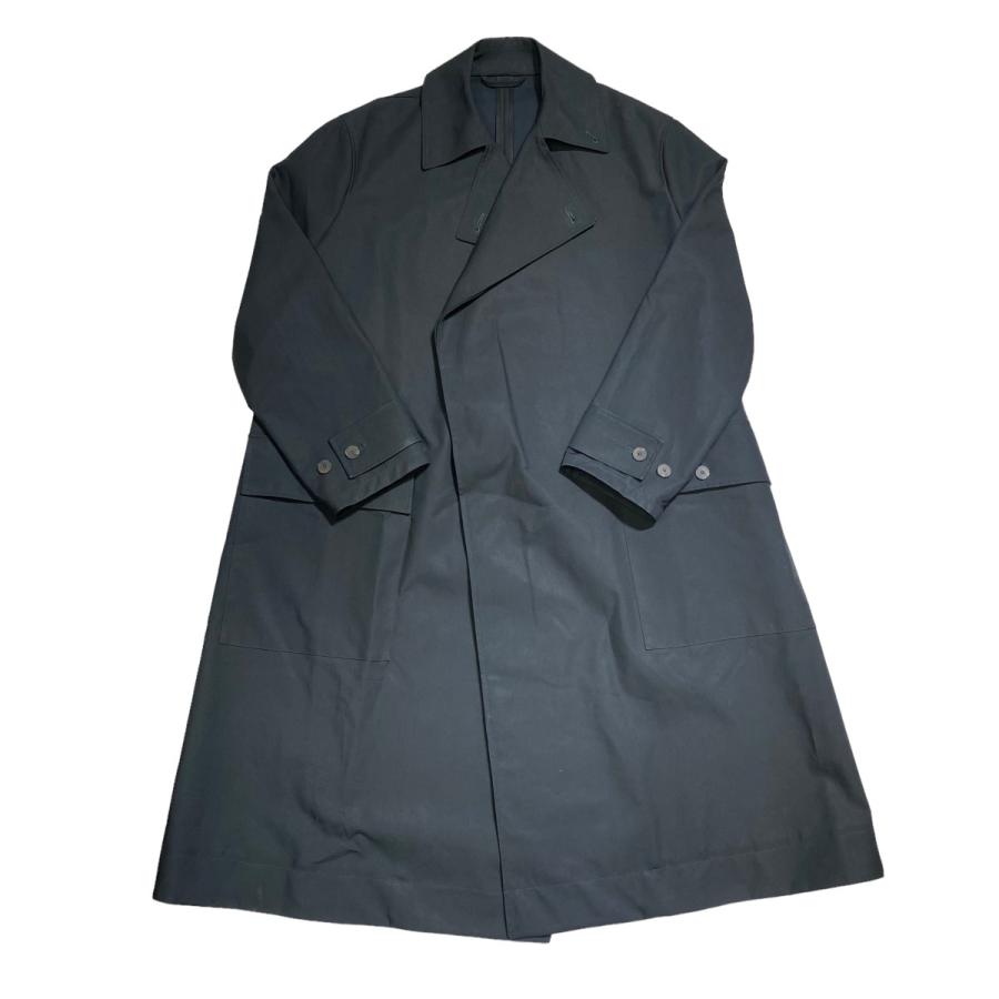 値下げ】STUDIO NICHOLSON BONDED POWDER COTTON DOUBLE LAPEL MAC 