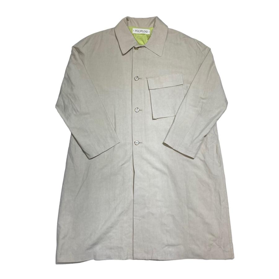 値下げ】POLYPLOID 2023SS UTILITY COAT B ステンカラーコート／01-B 