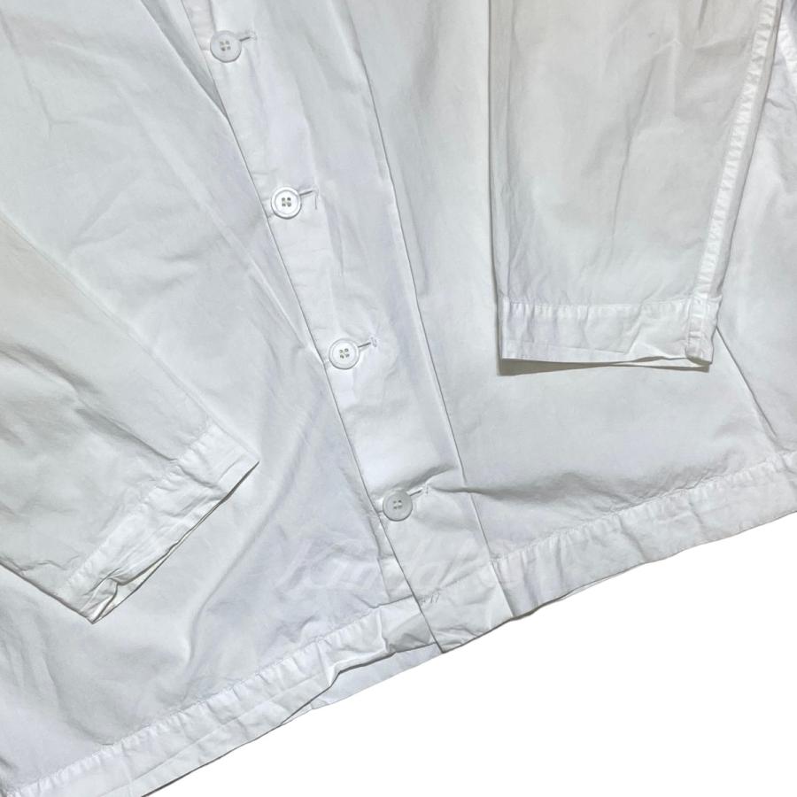 CASEY ケイシーケイシー PAPER COLLARLESS SHIRT ノーカラーシャツ 