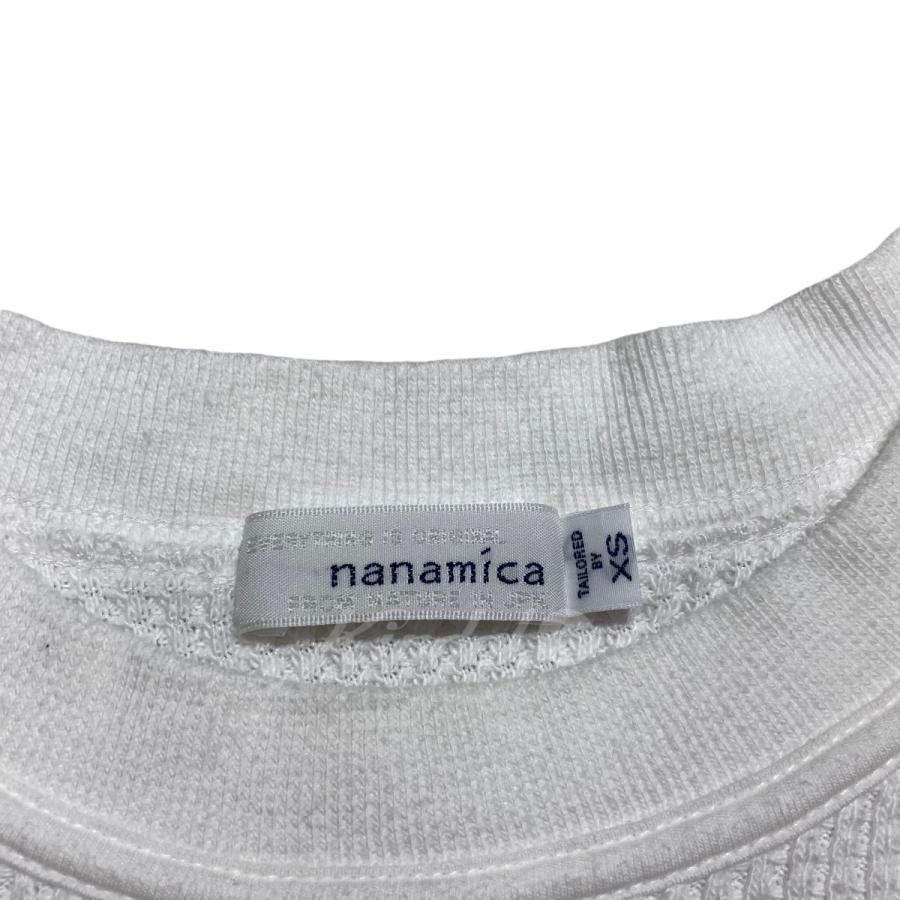 ナナミカ nanamica サーマルクルーネックカットソー／SUHF908 ホワイト サイズ：XS｜kindal｜05