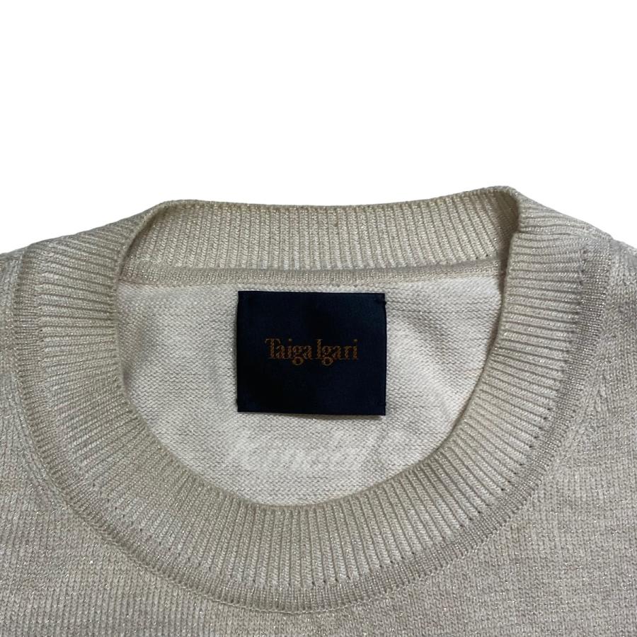 値下げ】TAIGA IGARI 2022SS Shine Border Knit ボーダークルー 値下げ】TAIGA IGARI 2022SS Shine Border Knit ボーダークルー