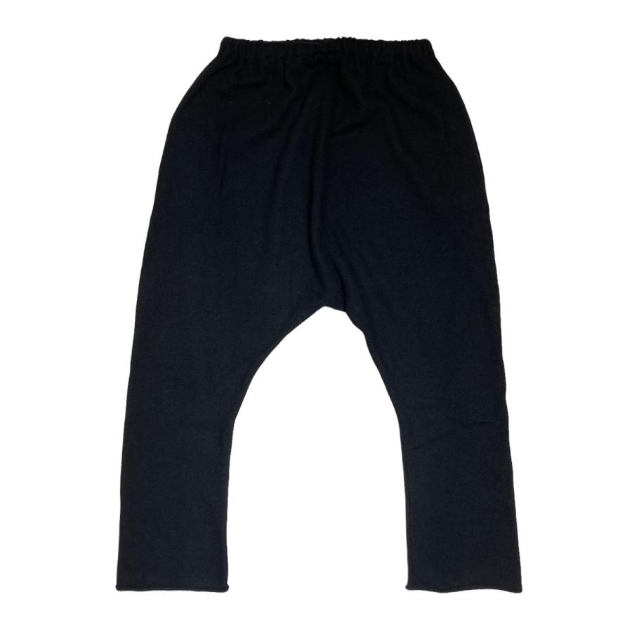 値下げ】R＆D． M． Co- KNIT SARROUEL PANTS ニットパンツ ブラック 