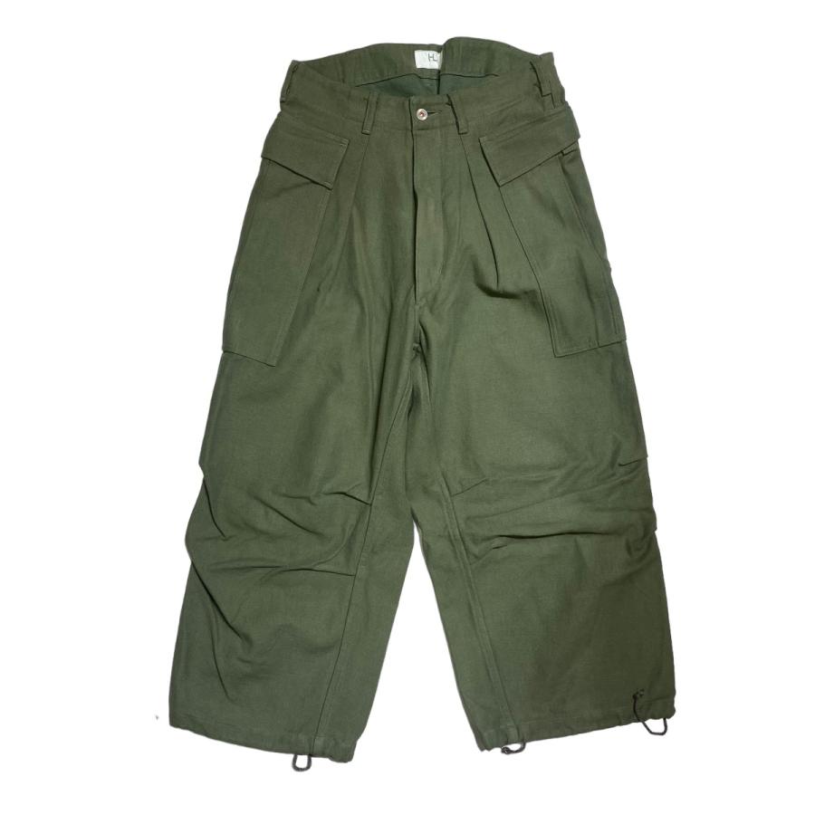 ヘリル HERILL Denim Cargo Pants デニムカーゴパンツ グリーン サイズ：2 8039000719102カインドオル