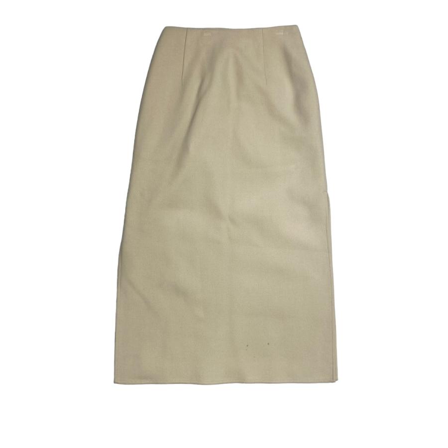 オーラリー AURALEE メルトンウールスリットスカート／A20AS05WM  