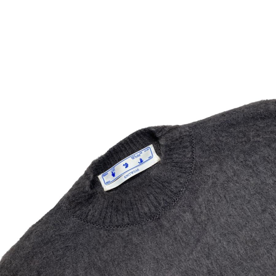 オフホワイト OFFWHITE バックロゴモヘアニット OMHA036F20KNI001 