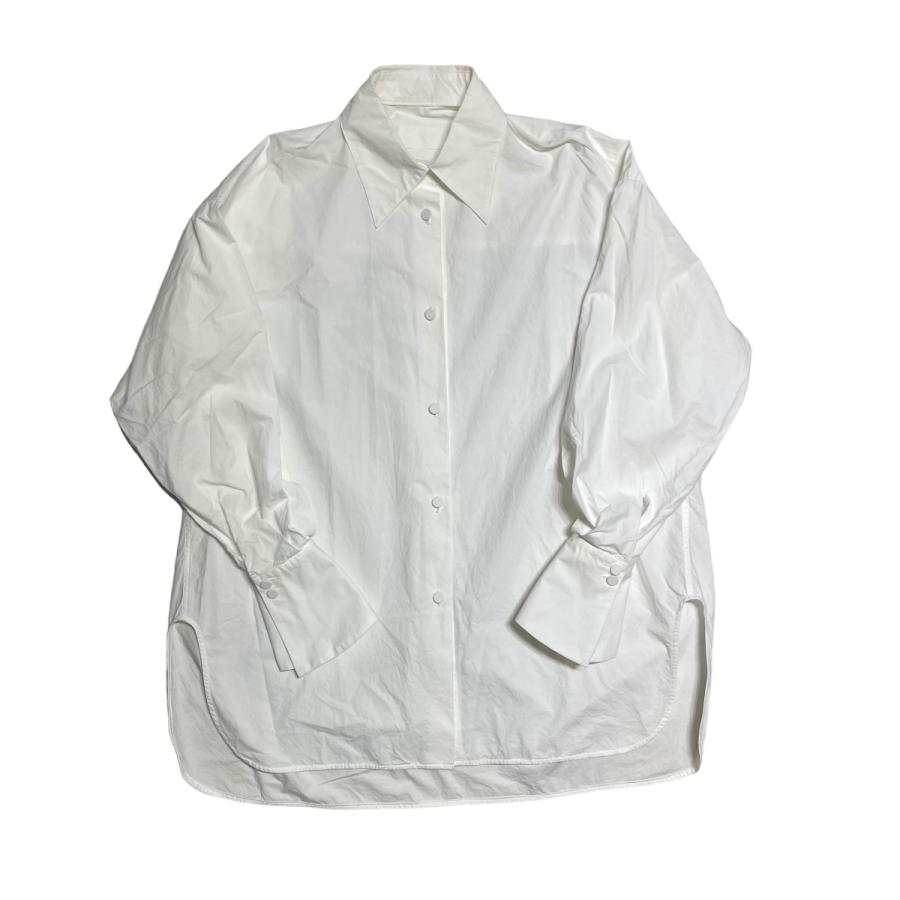 値下げ】mame kurogouchi Nidom Cotton Oversized Shirt オーバー 