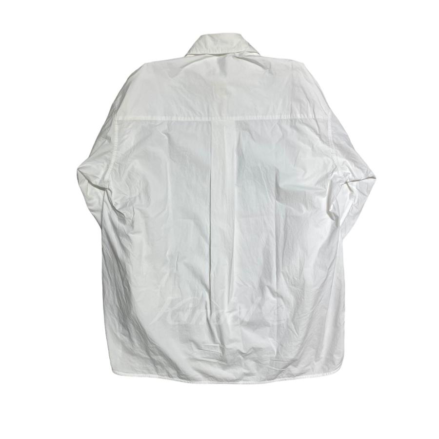マメクロゴウチ mame kurogouchi Nidom Cotton Oversized Shirt オーバーサイズシャツ ホワイト サイズ：2｜kindal｜02