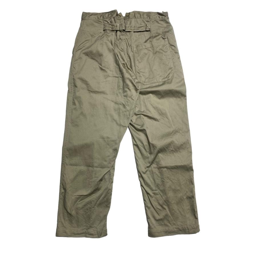 COMOLI コモリ 23SS 20コットンチノオーバーパンツ X01-03029 カーキ 